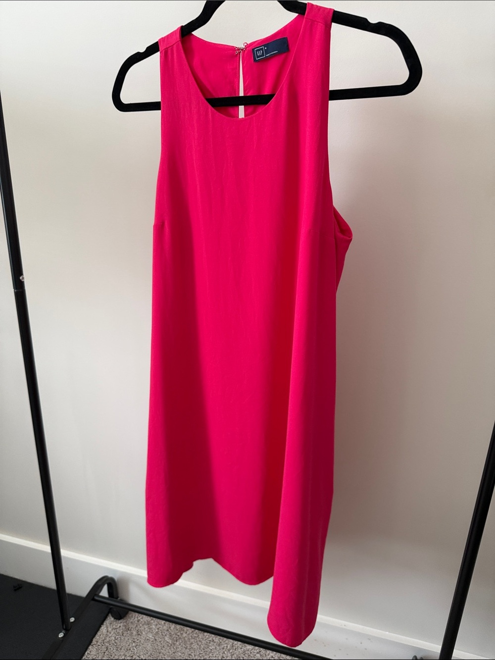 GAP Vibrant Fuchsia Sleeveless Shift Dress